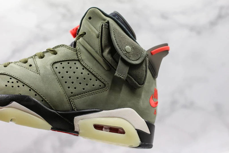 Tênis Nike Air Jordan 6 Retro Travis Scott British Khaki