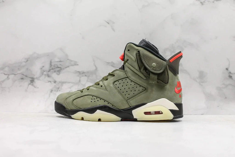 Tênis Nike Air Jordan 6 Retro Travis Scott British Khaki