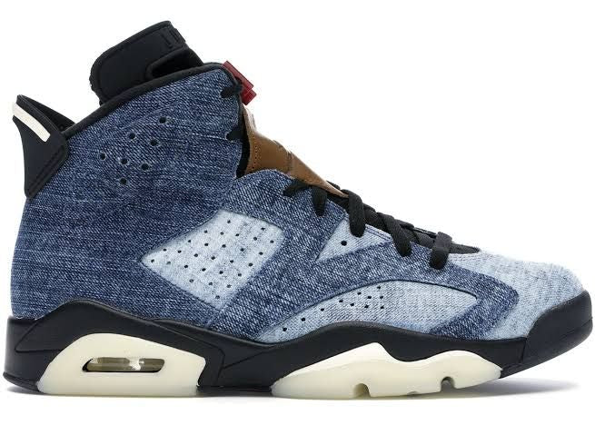 Tênis Nike Air Jordan 6 Retro Washed Denim