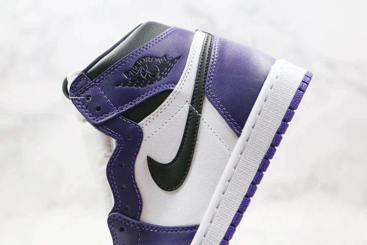 Tênis Nike Air Jordan 1 Retro High Court Purple White