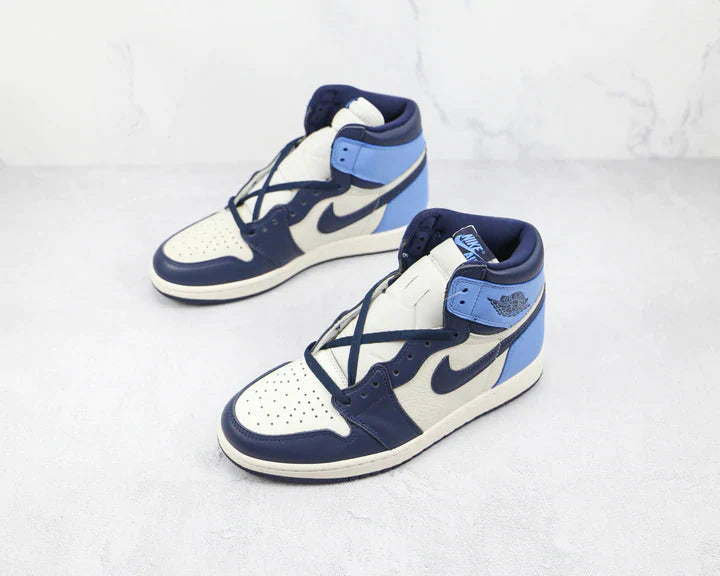 Tênis Nike Air Jordan 1 Retro High Obsidian Unc