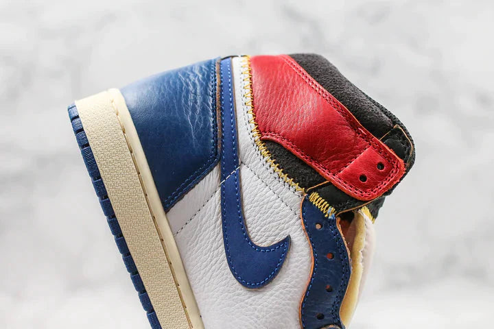 Tênis Nike Air Jordan 1 Retro High Union Los Angeles Blue Toe