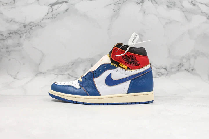 Tênis Nike Air Jordan 1 Retro High Union Los Angeles Blue Toe