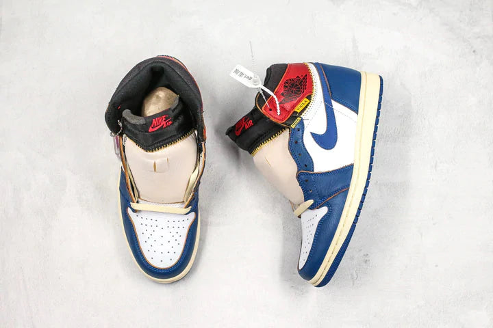 Tênis Nike Air Jordan 1 Retro High Union Los Angeles Blue Toe