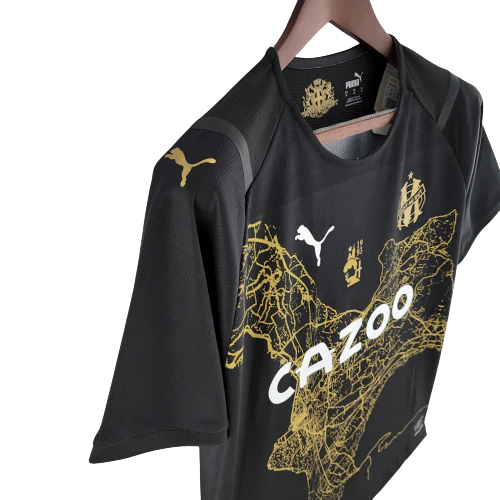 Camisa Olympique Lyon Comemorativa 22/23 Adidas - Preto