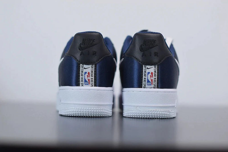 Tênis Nike Air Force 1 Nba City Edition White Navy