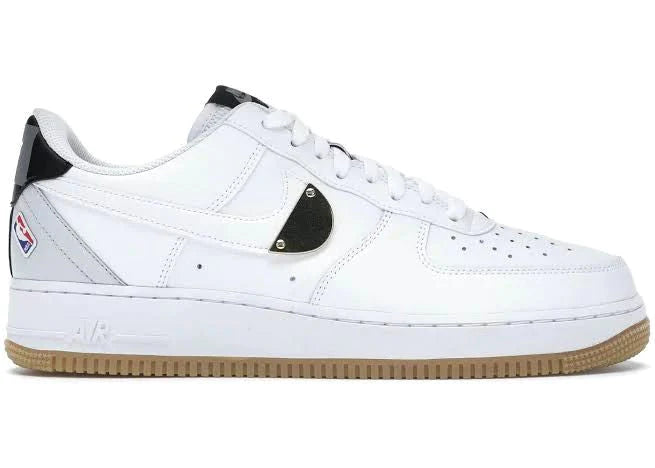 Tênis Nike Air Force 1 Nba White Grey Gum