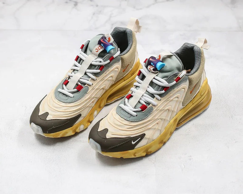 Tênis Nike Air Max 270 React Eng Travis Scott Cactus Trails