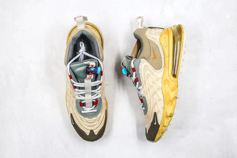 Tênis Nike Air Max 270 React Eng Travis Scott Cactus Trails