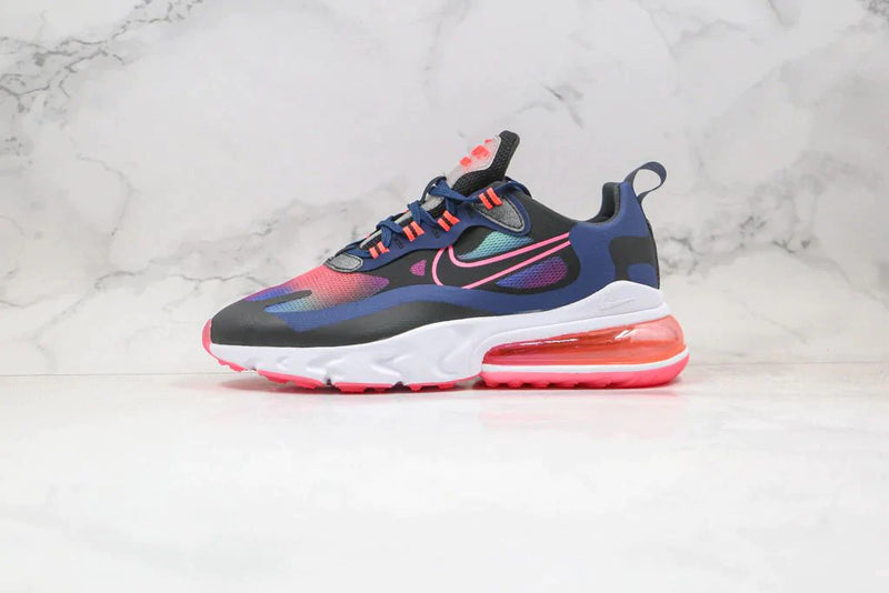 Tênis Nike Air Max 270 React Midnight Navy Hyper Pink