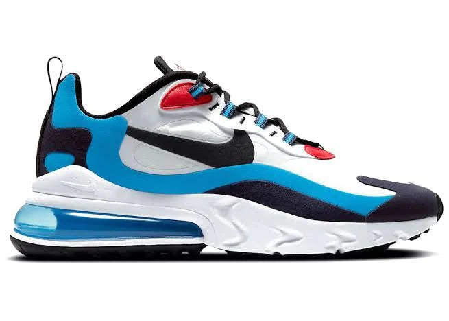 Tênis Nike Air Max 270 React Photo Blue University Red