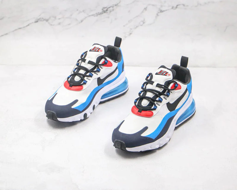 Tênis Nike Air Max 270 React Photo Blue University Red