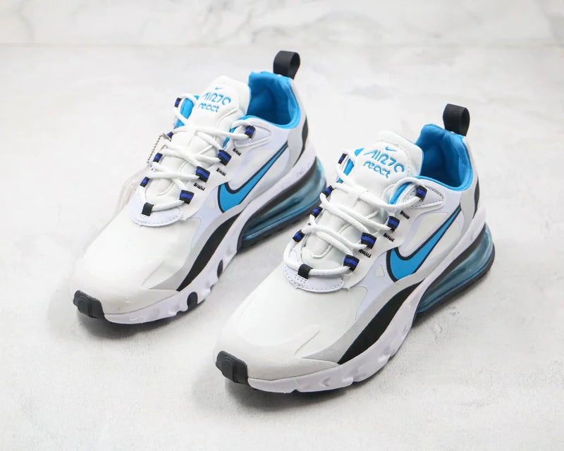 Tênis Nike Air Max 270 React White Sky Blue