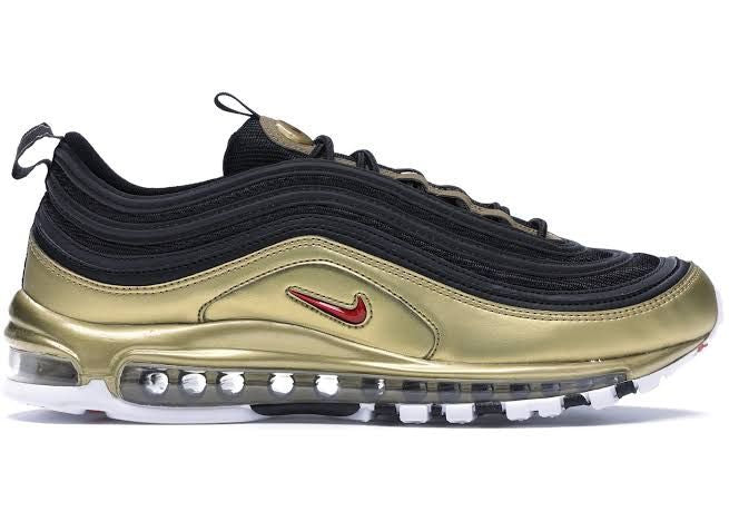 Tênis Nike Air Max 97 Black Metallic Gold