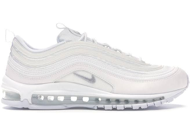 Tênis Nike Air Max 97 Triple White Wolf Grey