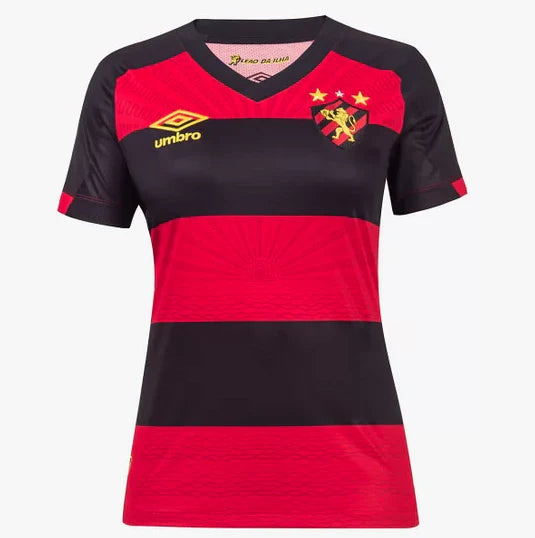 Camisa Feminina Sport Recife I 22/23 Umbro - Rubro Negro