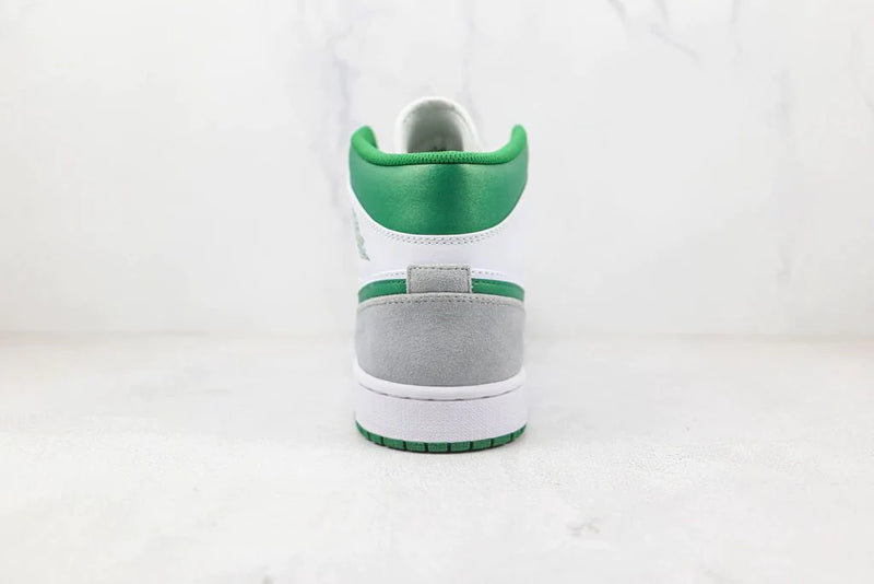 Tênis Nike Air Jordan 1 Mid Se Grey Green