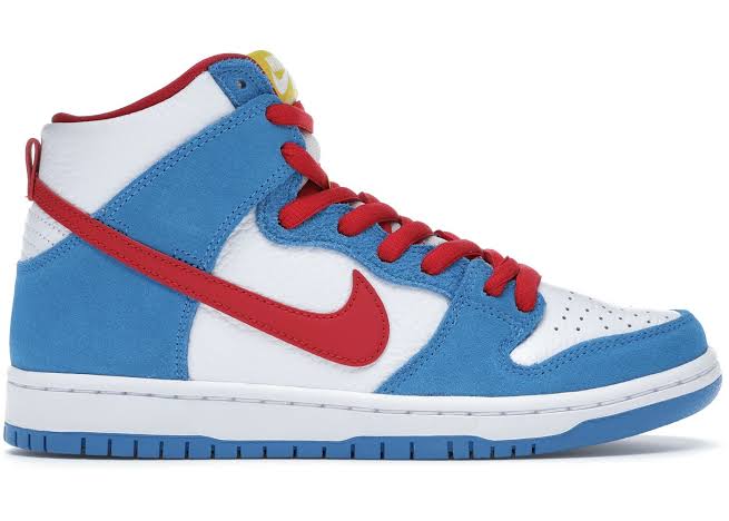 Tênis Nike Sb Dunk High Doraemon