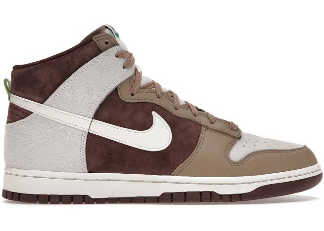 Tênis Nike Sb Dunk High Light Chocolate