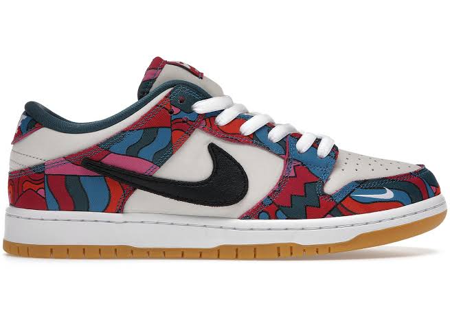 Tênis Nike SB Dunk Low Pro Parra Abstract Art