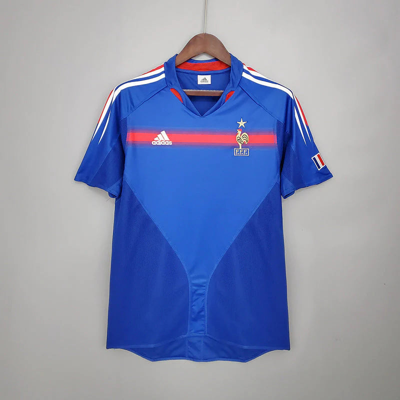 Camisa França Retrô 2004 Azul - Adidas