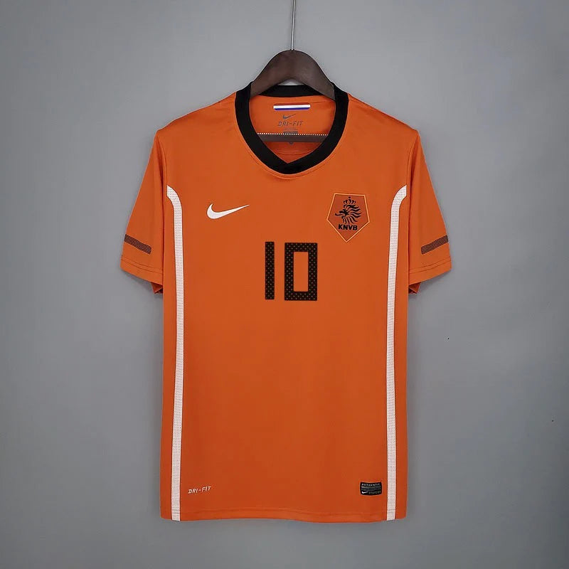 Camisa Holanda Retrô 2010 Laranja - Nike