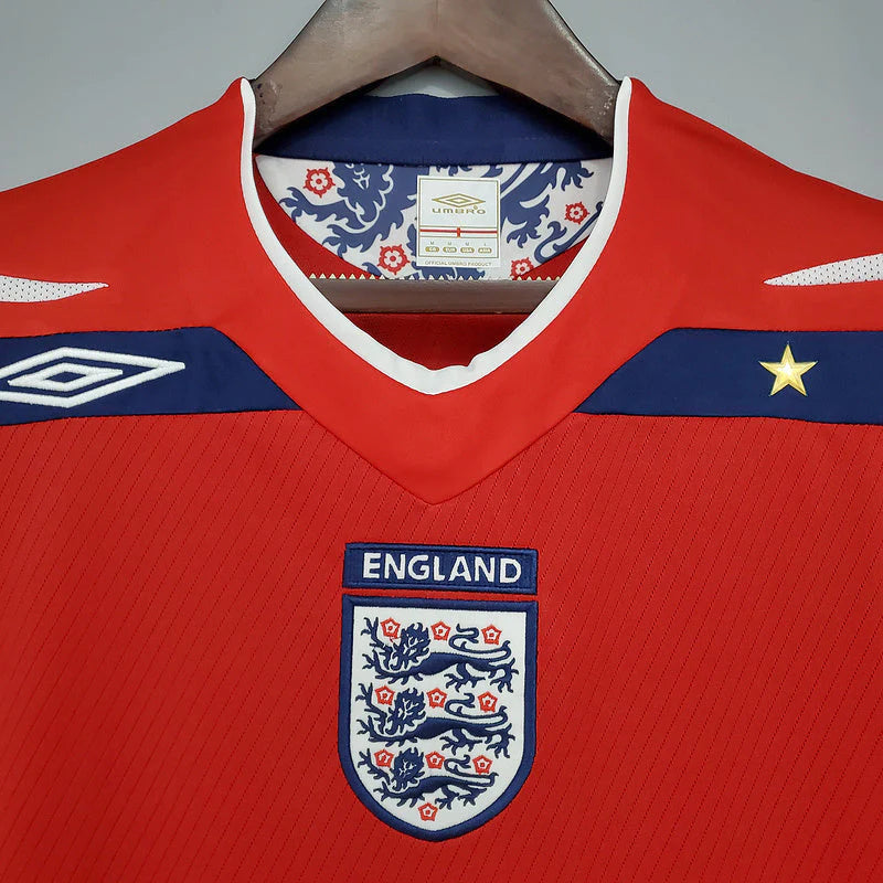 Camisa Inglaterra Retrô 2008/2009 Vermelha - Umbro