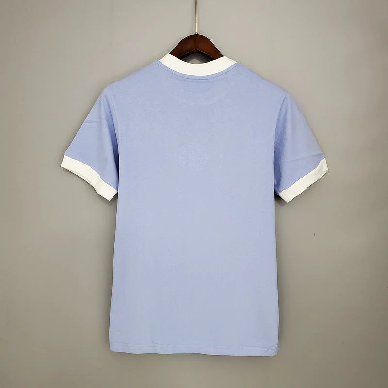 Camisa Manchester City Retrô 1972 Azul