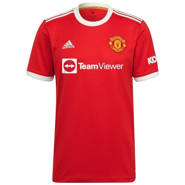 Camisa Manchester United I 21/22 Adidas - Vermelho - Ronaldo