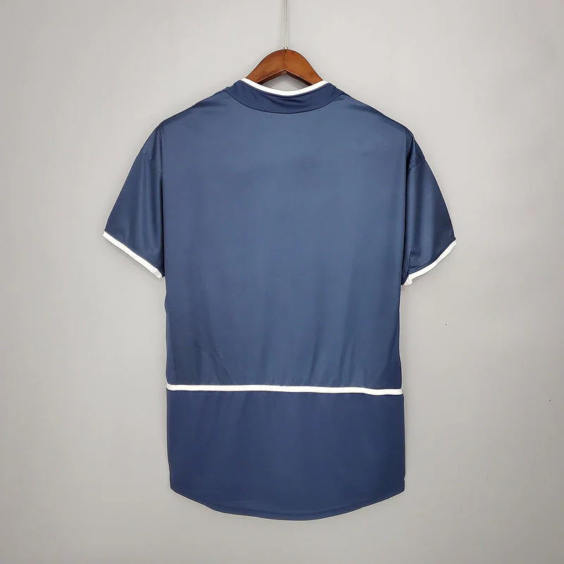 Camisa PSG Retrô 2002/2003 Azul e Vermelha - Nike