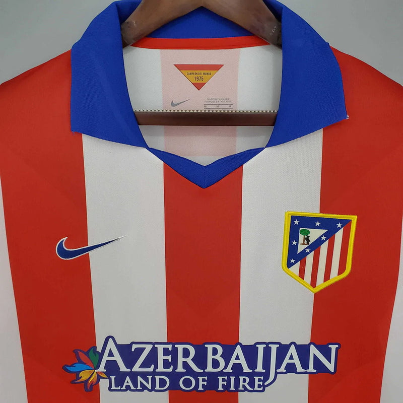 Camisa Atlético de Madrid Retrô 2014/2015 Branca e Vermelha - Nike