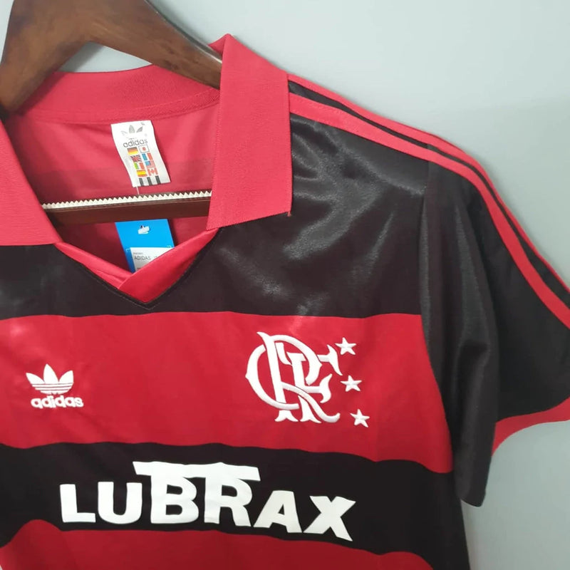 Camisa Flamengo Retrô 1990 Vermelha e Preta - Adidas