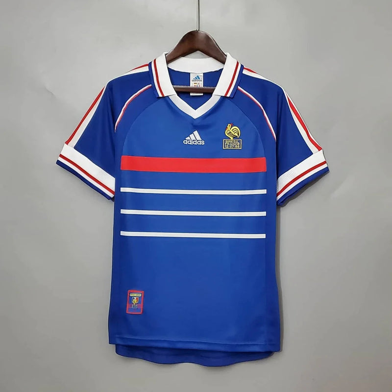 Camisa França Retrô 1998 Azul - Adidas