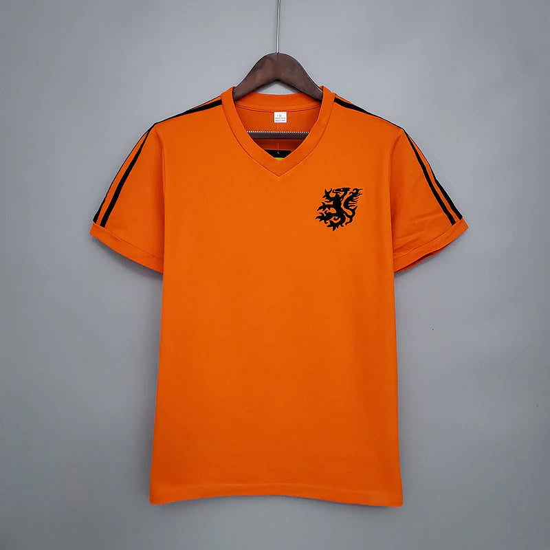 Camisa Holanda Retrô 1974 Laranja