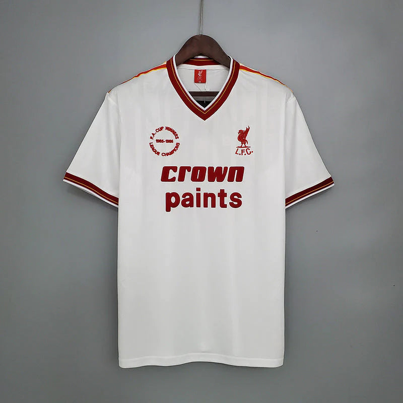 Camisa Liverpool Retrô 1985/1986 Branca