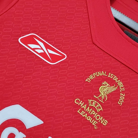 Camisa Liverpool Retrô 2005 Vermelha - Reebok