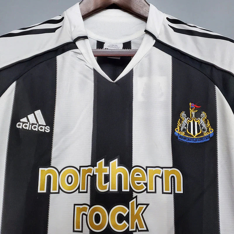 Camisa Newcastle Retrô 2005/2006 Preta e Branca - Adidas