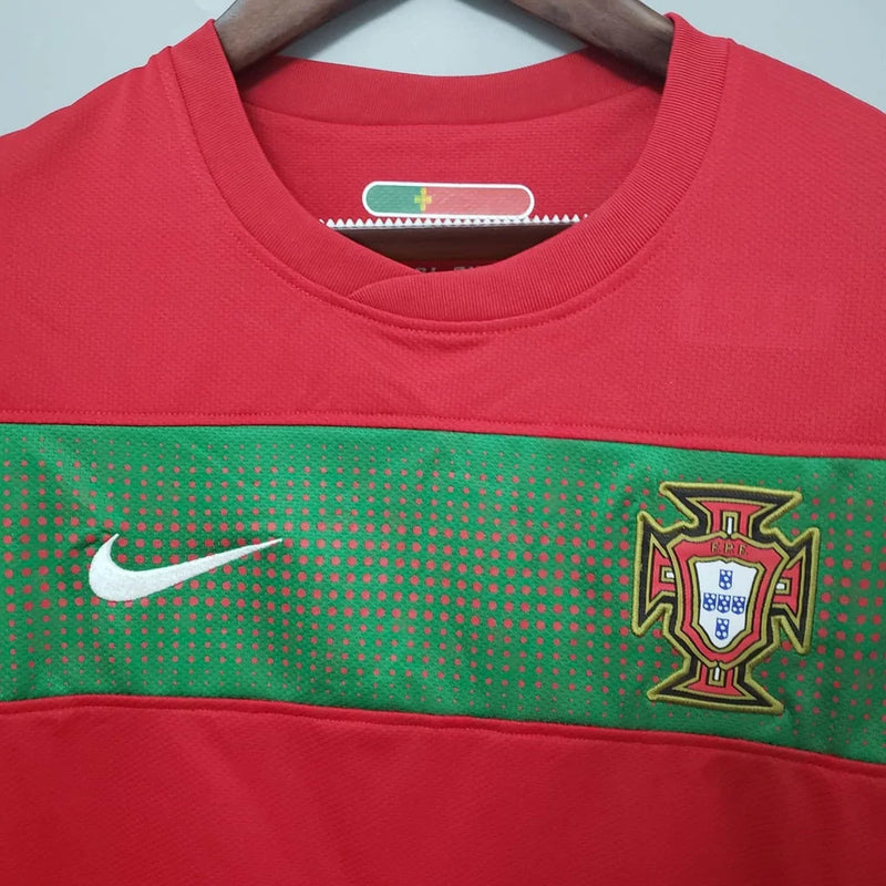 Camisa Portugal Retrô 2010 Vermelha e Verde - Nike