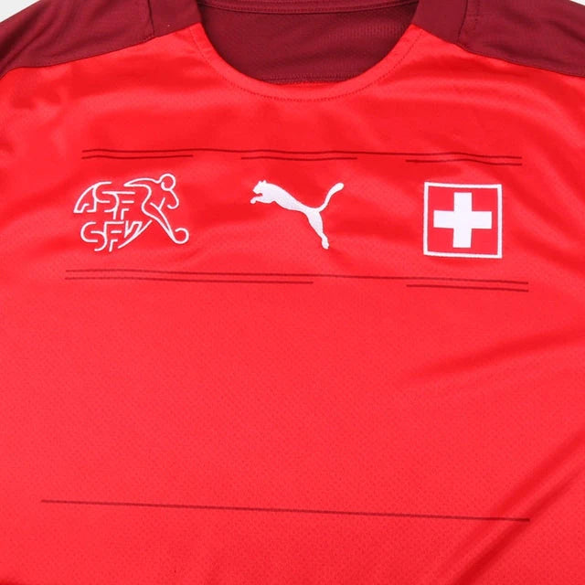 Camisa Seleção Suíça I 20/21 Puma - Vermelho