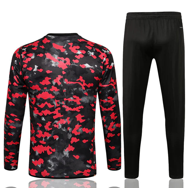 Conjunto Arsenal 21/22 Vermelho e Preto - Adidas