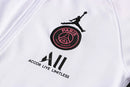 Conjunto PSG 21/22 Branco e Preto - Nike Jordan - Com Fecho