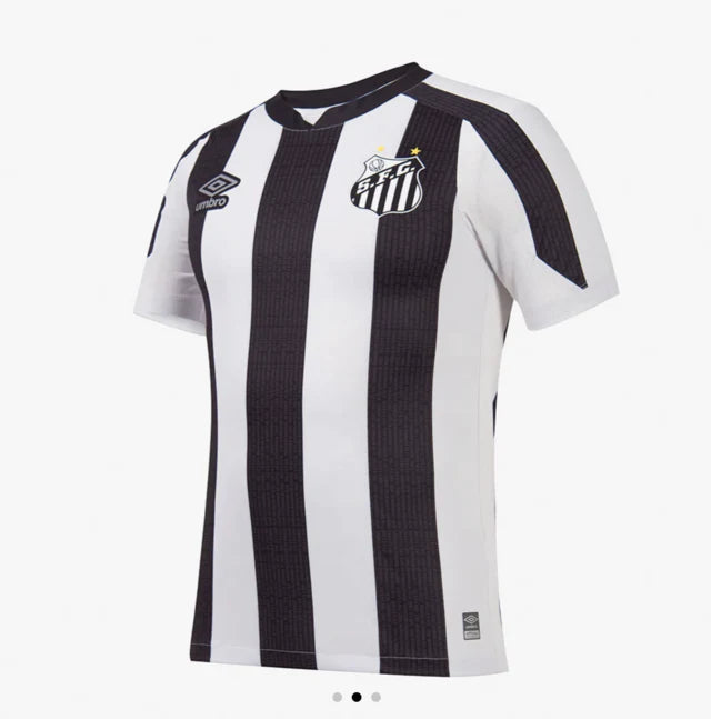 Camisa Santos II 22/23 Umbro - Preto e Branco