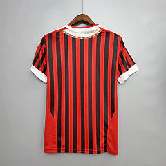 Camisa Milan Retrô 2011/2012 Vermelha e Preta - Adidas