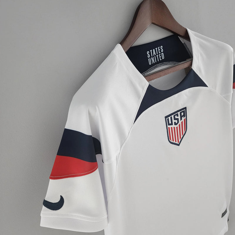 Camisa Seleção Estados Unidos I 22/23 Nike - Branco